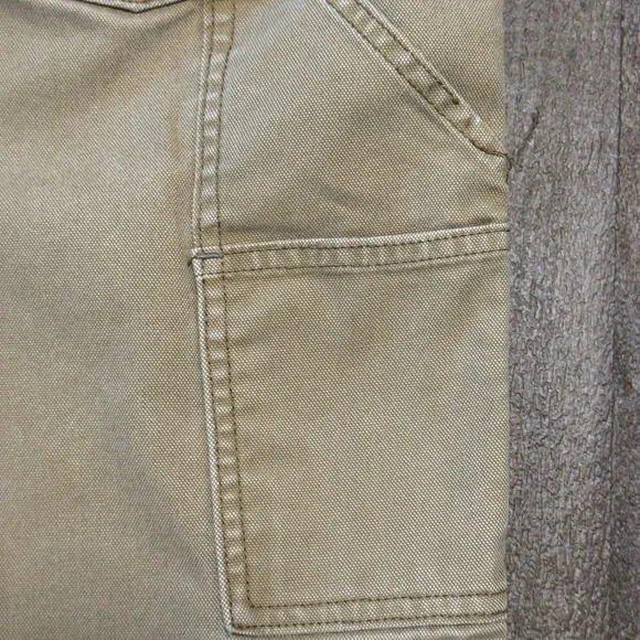 Rei Cooperative Men’s Pants Reinforced Knees Khaki Size 32x32 Actual (32x31) - Picture 6 of 11